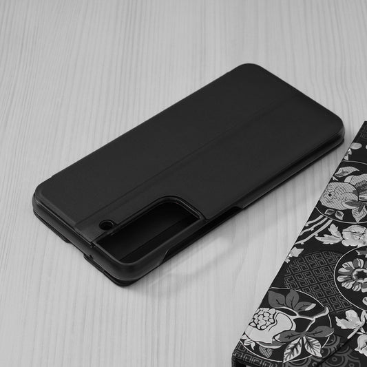 Puzdro pre Samsung Galaxy S21 FE 5G G990, Techsuit, eFold, Čierne