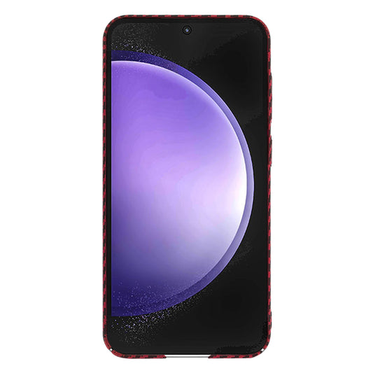 Puzdro pre Samsung Galaxy S23 FE S711, Techsuit, Carbonite FiberShell, Červené
