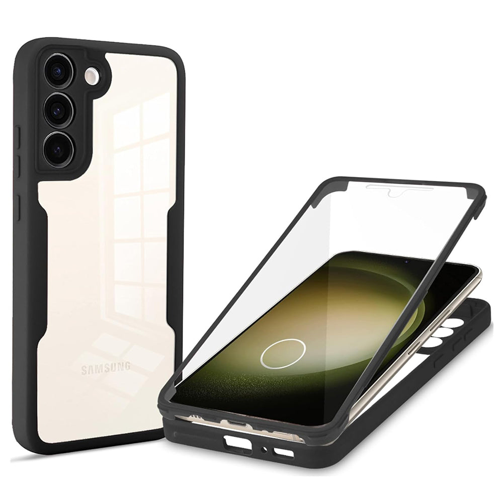 Puzdro pre Samsung Galaxy S23+ S916, Techsuit, ColorVerse 360, Čierne