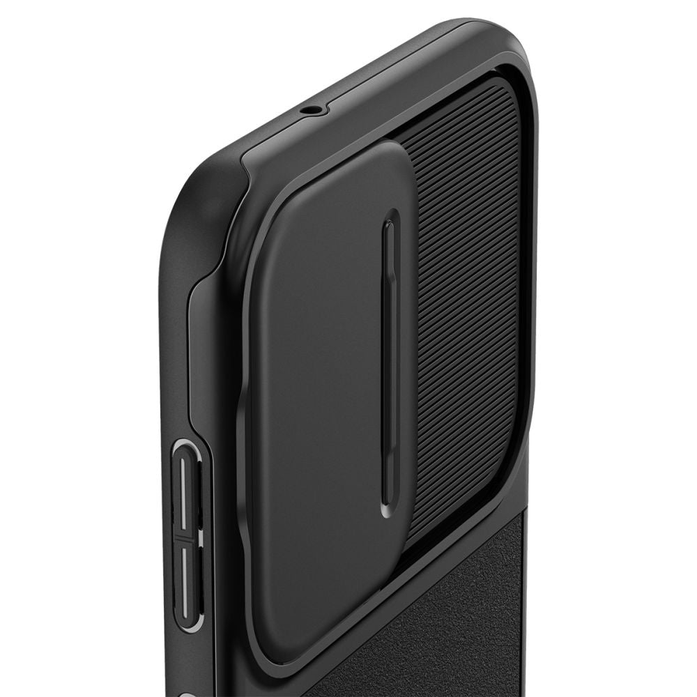 Puzdro pre Samsung Galaxy S23 S911, Spigen, Optik Armor, Čierne