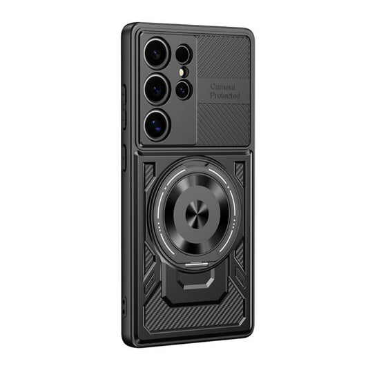 Puzdro pre Samsung Galaxy S23 Ultra S918, Techsuit, RuggedCam, Čierne