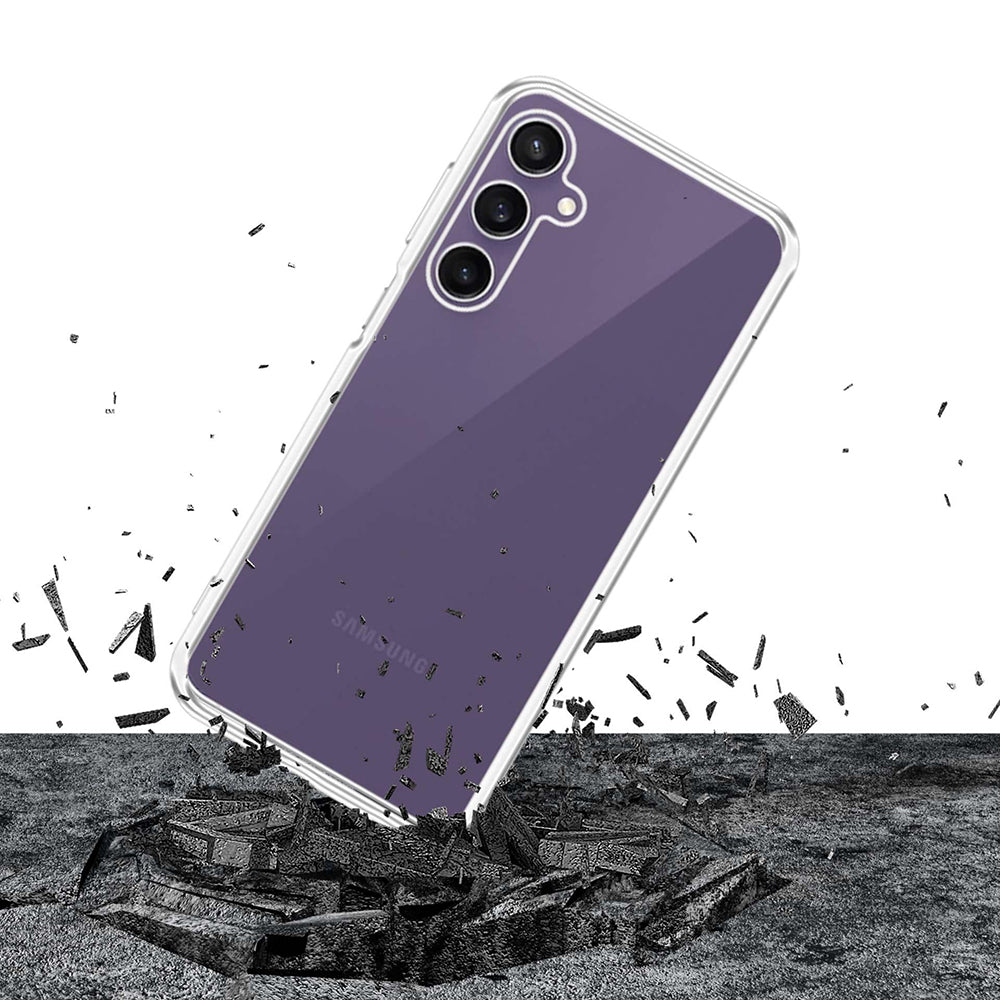 Puzdro pre Samsung Galaxy S24 FE S721, 3MK, Clear, Priehľadné