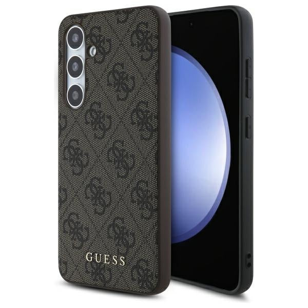 Puzdro pre Samsung Galaxy S24 FE S721, Guess, 4G Classic, Hnedé