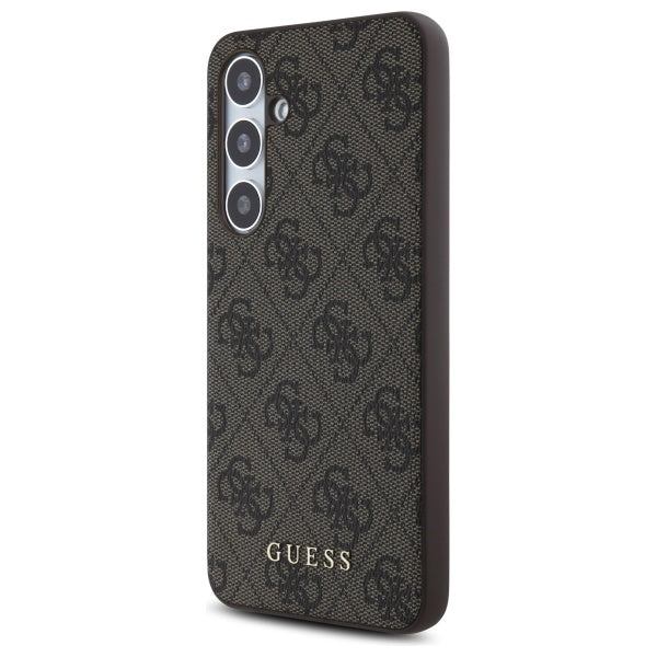 Puzdro pre Samsung Galaxy S24 FE S721, Guess, 4G Classic, Hnedé