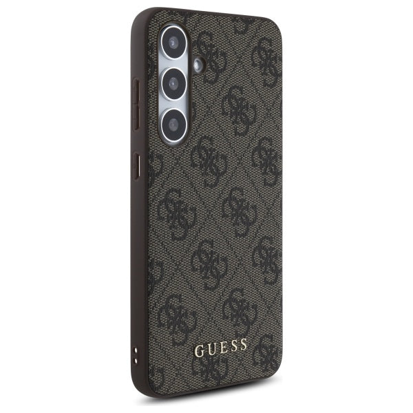 Puzdro pre Samsung Galaxy S24 FE S721, Guess, 4G Classic, Hnedé
