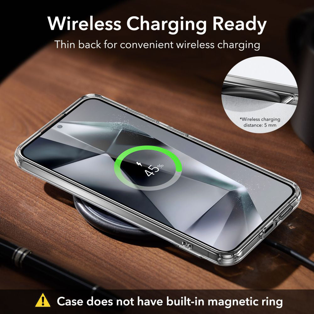 Puzdro pre Samsung Galaxy S24+ S926, ESR, Air Shield Boost Kickstand, Priehľadné