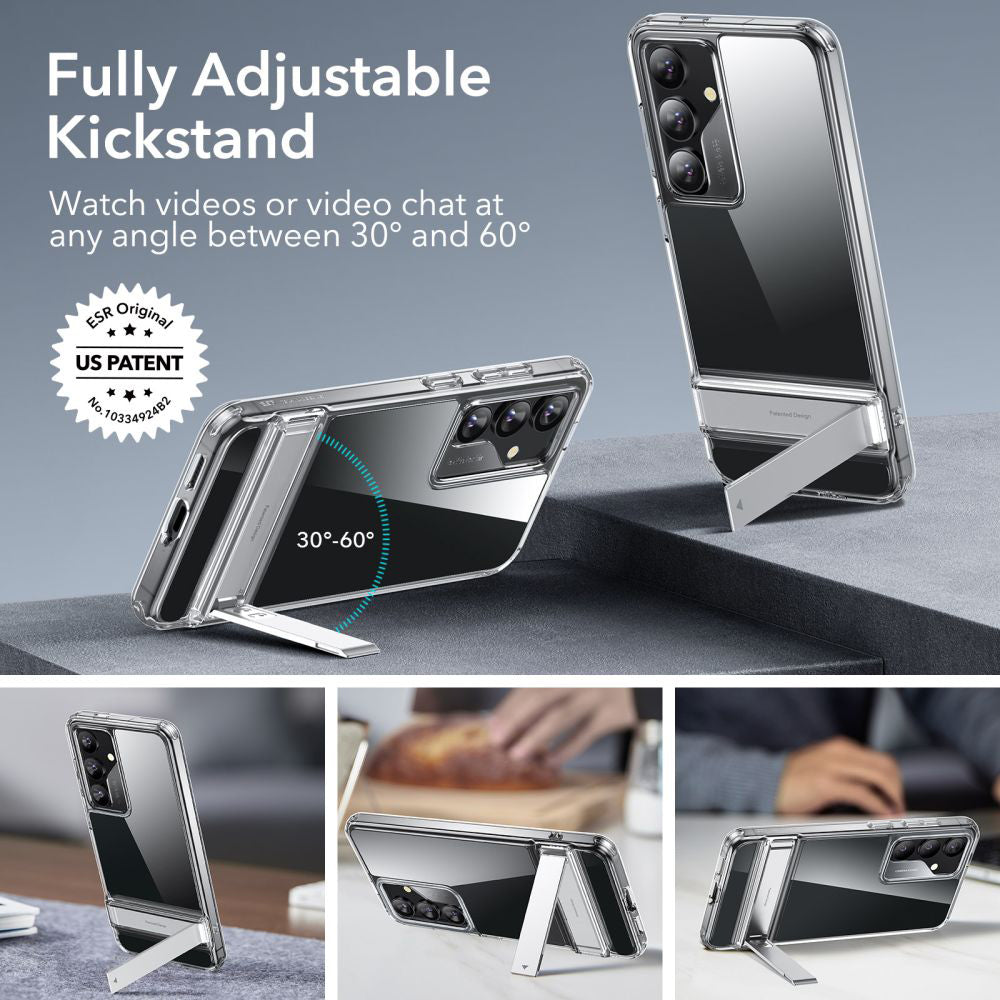 Puzdro pre Samsung Galaxy S24+ S926, ESR, Air Shield Boost Kickstand, Priehľadné