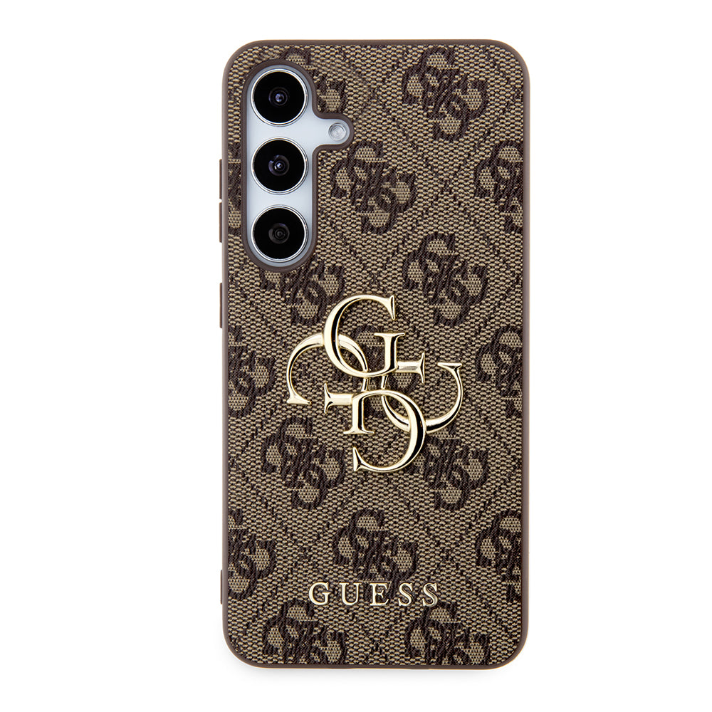 Puzdro pre Samsung Galaxy S24+ S926, Guess, 4G Big Logo, Hnedé