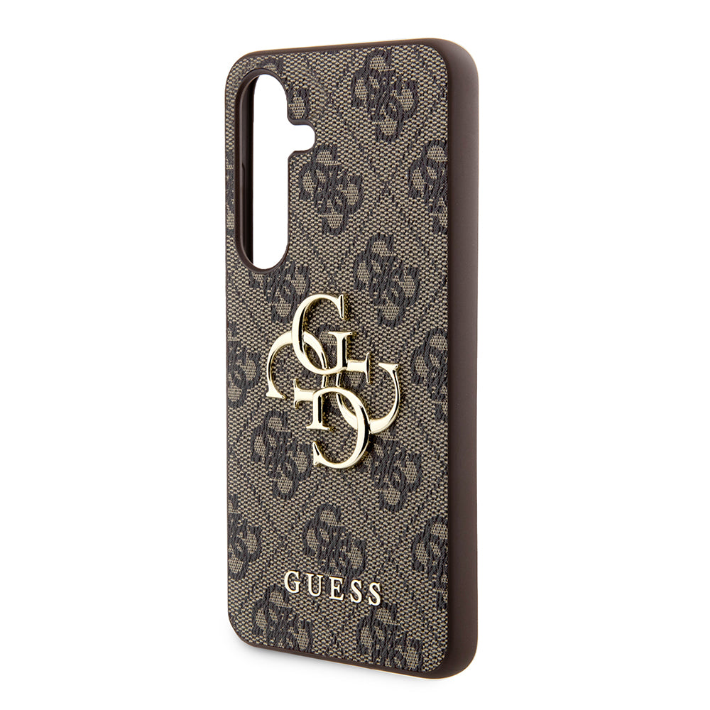 Puzdro pre Samsung Galaxy S24+ S926, Guess, 4G Big Logo, Hnedé