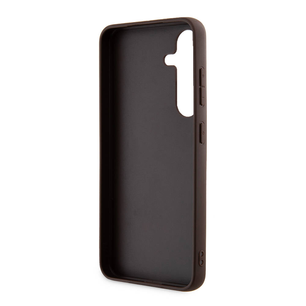 Puzdro pre Samsung Galaxy S24+ S926, Guess, 4G Triangle Logo, Biela