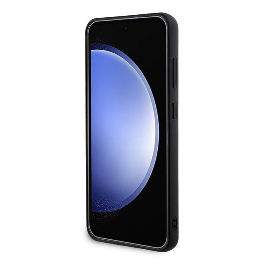 Puzdro pre Samsung Galaxy S24+ S926, Guess, Rhinestone Triangle Logo, Zlaté