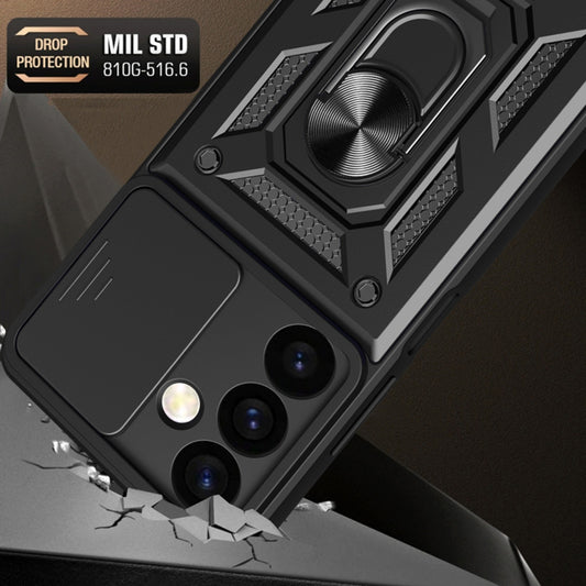 Puzdro pre Samsung Galaxy S24+ S926, Techsuit, CamShield, Čierne