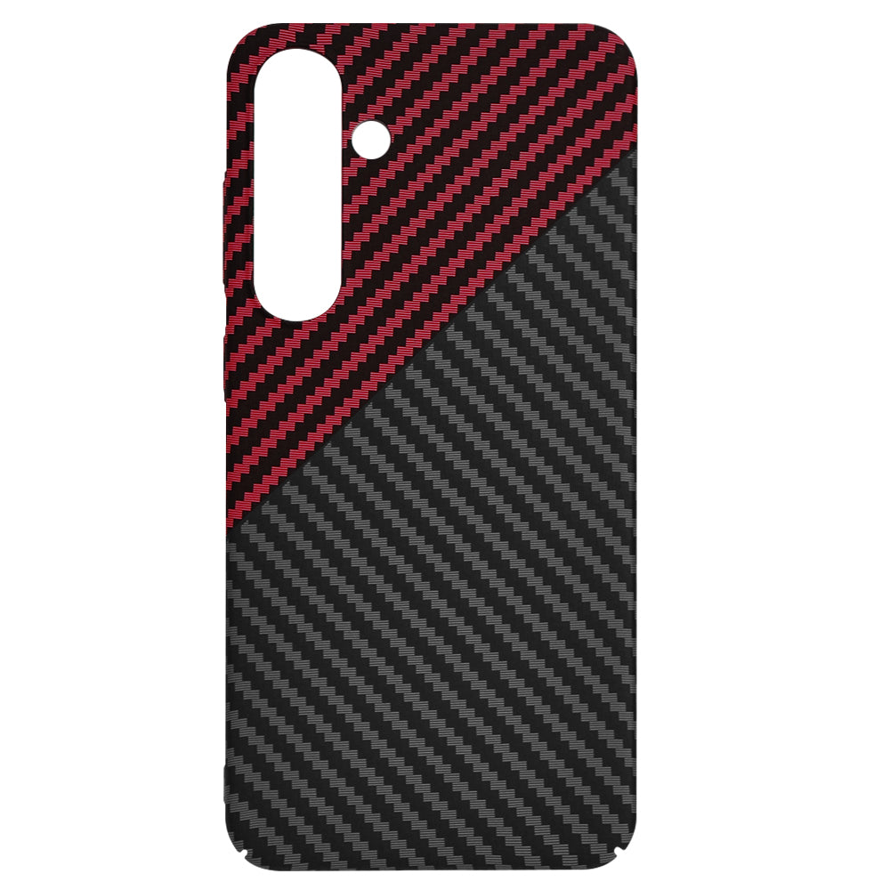 Puzdro pre Samsung Galaxy S24+ S926, Techsuit, Carbonite FiberShell, Čierna Červená
