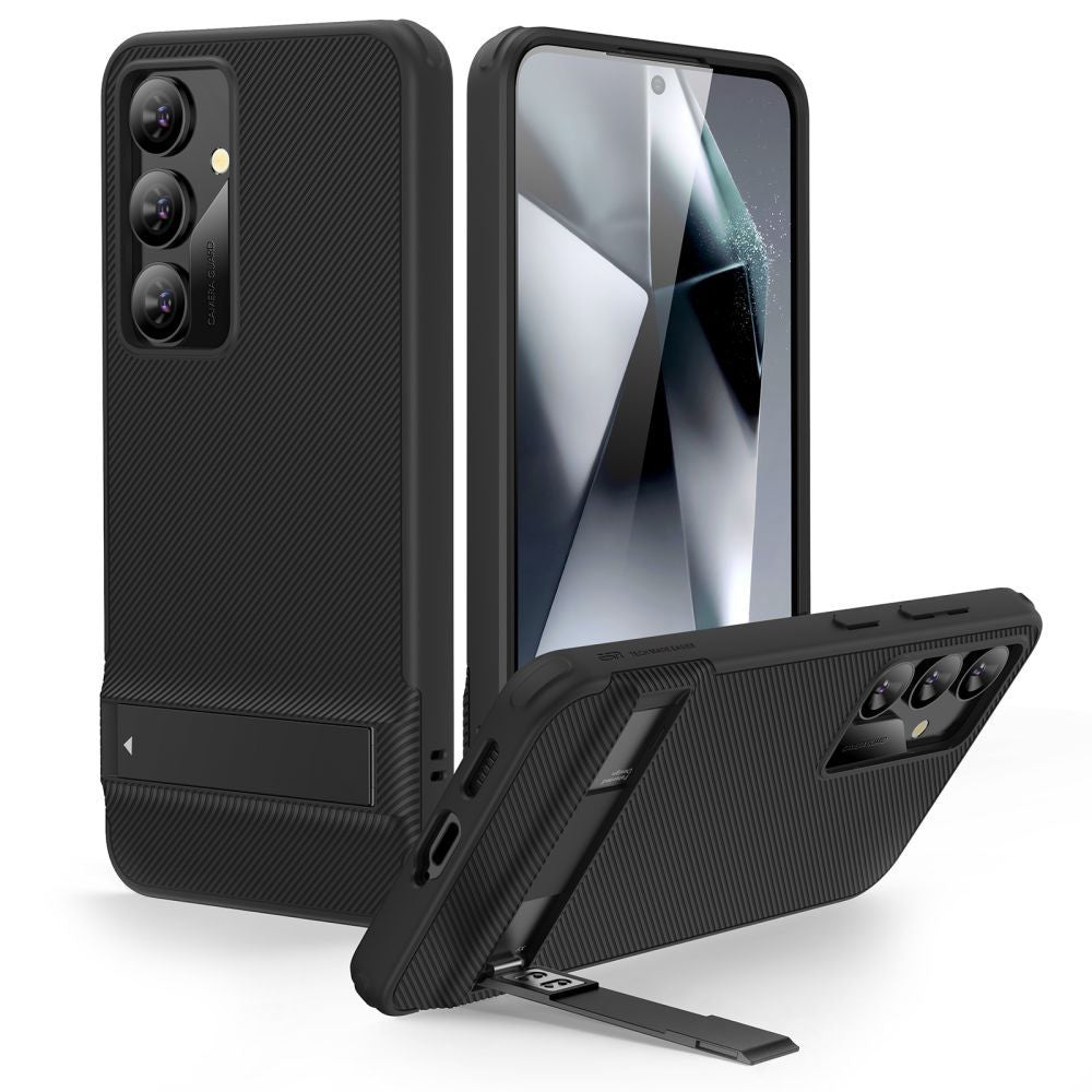 Puzdro pre Samsung Galaxy S24 S921, ESR, Air Shield Boost Kickstand, Čierne