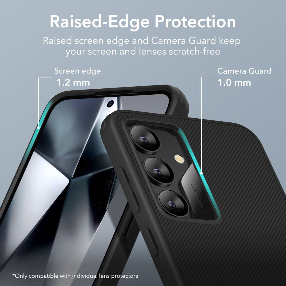 Puzdro pre Samsung Galaxy S24 S921, ESR, Air Shield Boost Kickstand, Čierne
