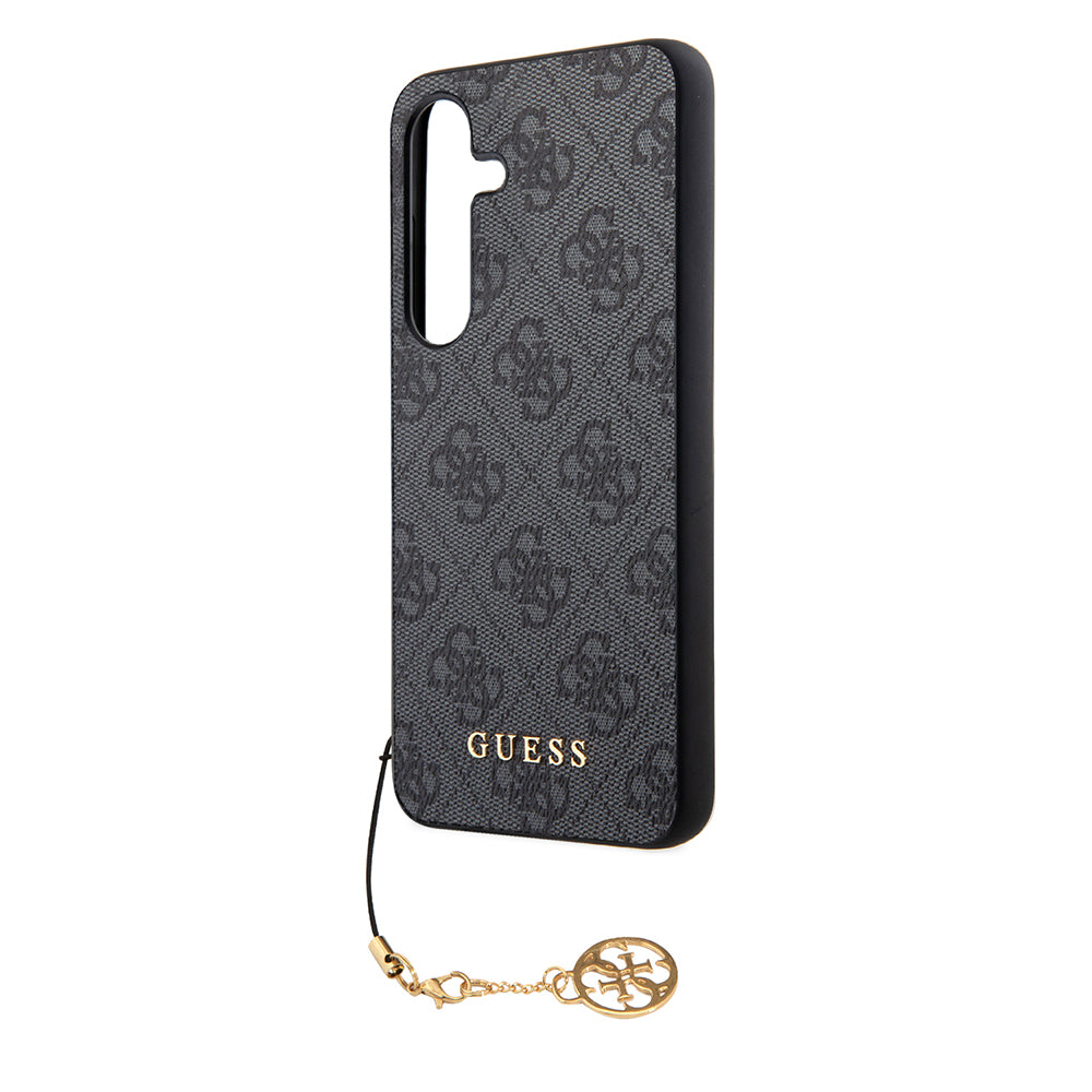 Case for Samsung Galaxy S24 S921, Guess, 4G Charm, Black