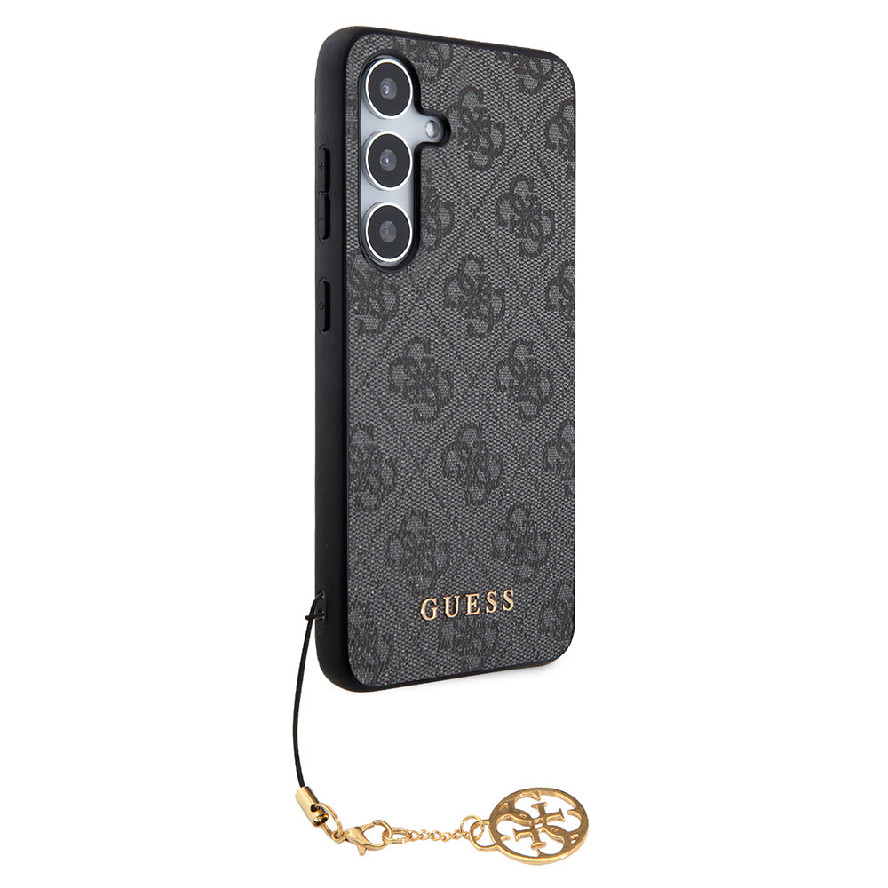 Case for Samsung Galaxy S24 S921, Guess, 4G Charm, Black