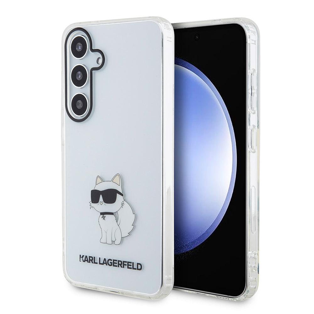 Puzdro pre Samsung Galaxy S24 S921, Karl Lagerfeld, IML Luxury Choupette, Priehľadné