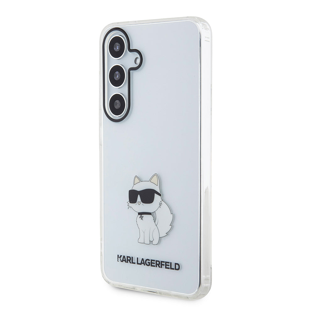 Puzdro pre Samsung Galaxy S24 S921, Karl Lagerfeld, IML Luxury Choupette, Priehľadné