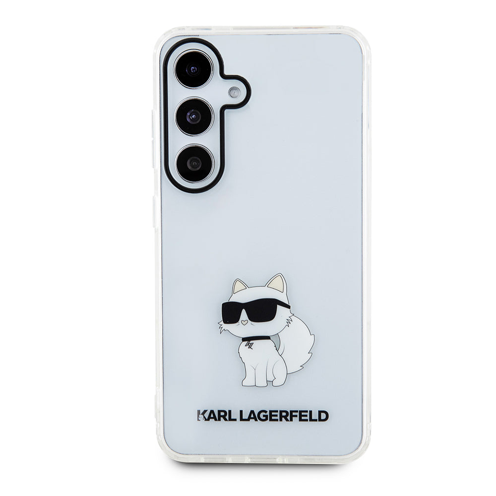 Puzdro pre Samsung Galaxy S24 S921, Karl Lagerfeld, IML Luxury Choupette, Priehľadné