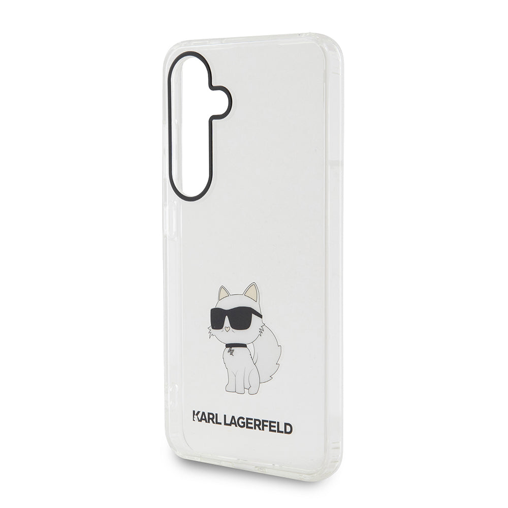 Puzdro pre Samsung Galaxy S24 S921, Karl Lagerfeld, IML Luxury Choupette, Priehľadné