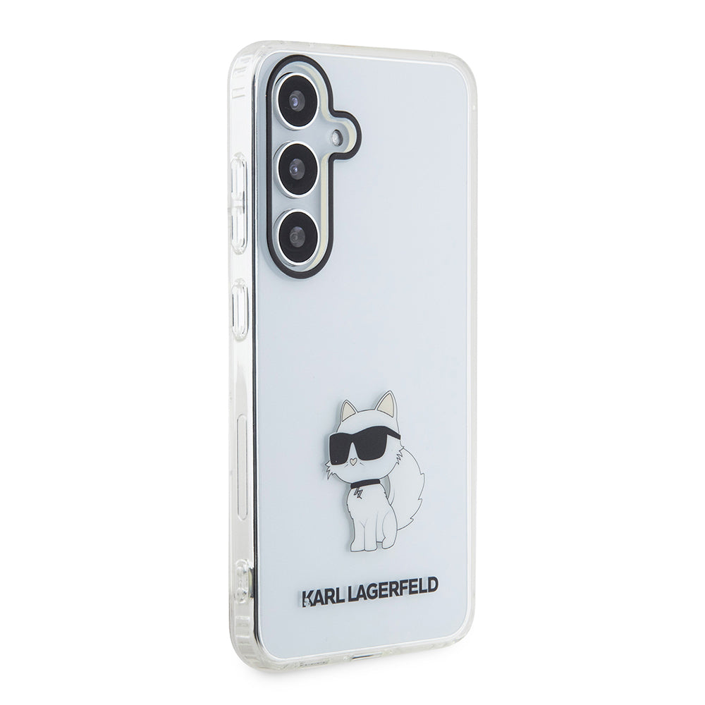 Puzdro pre Samsung Galaxy S24 S921, Karl Lagerfeld, IML Luxury Choupette, Priehľadné