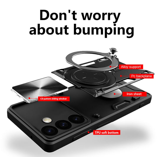 Puzdro pre Samsung Galaxy S24 S921, Techsuit, CamGuard Pro, Čierne