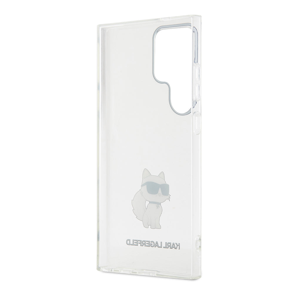 Puzdro pre Samsung Galaxy S24 Ultra S928, Karl Lagerfeld, IML Luxury Choupette, Priehľadné