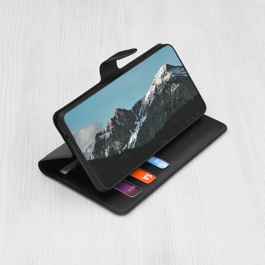Puzdro pre Samsung Galaxy S24 Ultra S928, Techsuit, kožené folio, čierne