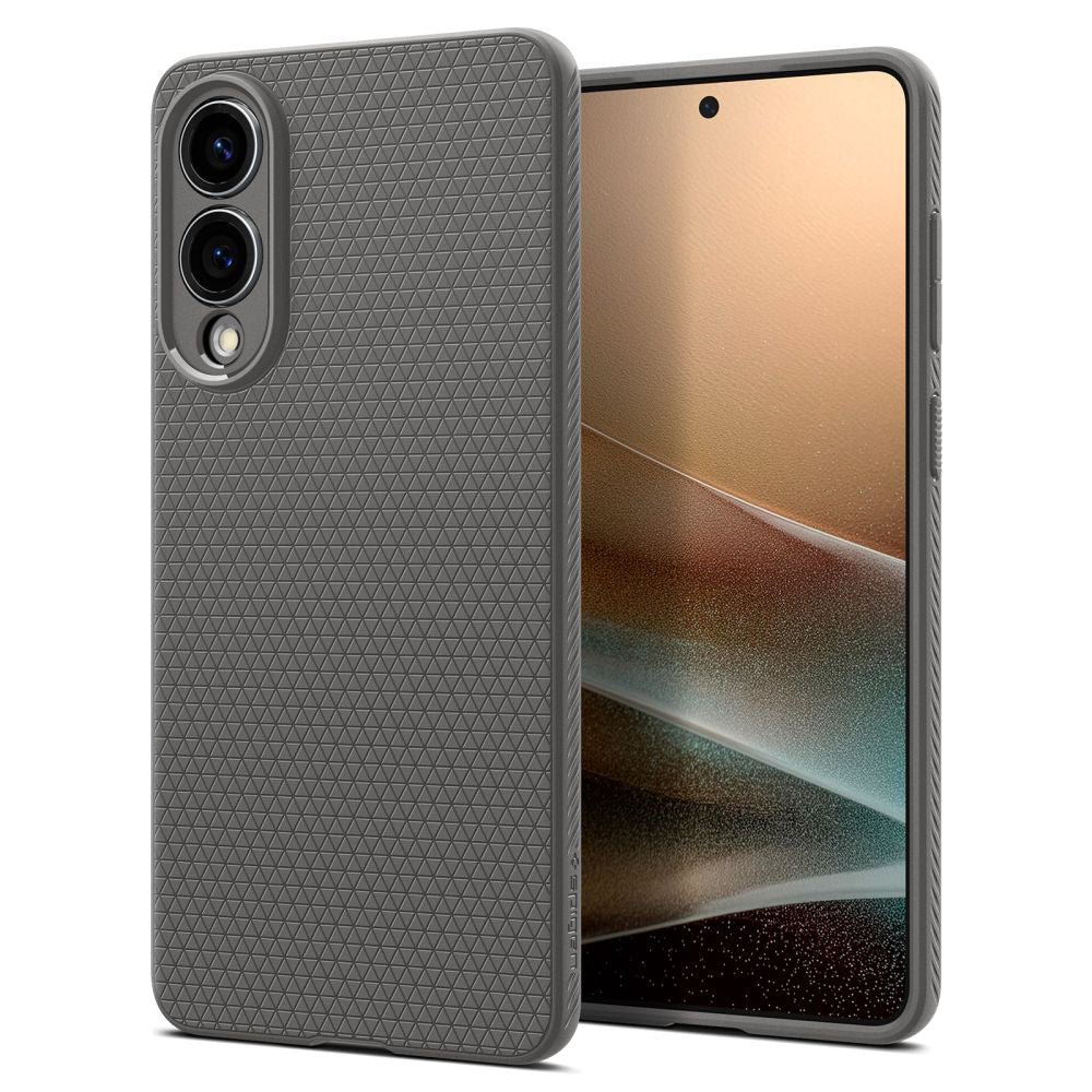 Puzdro pre Samsung Galaxy S25 Edge S937, Spigen, Liquid Air, Sivé