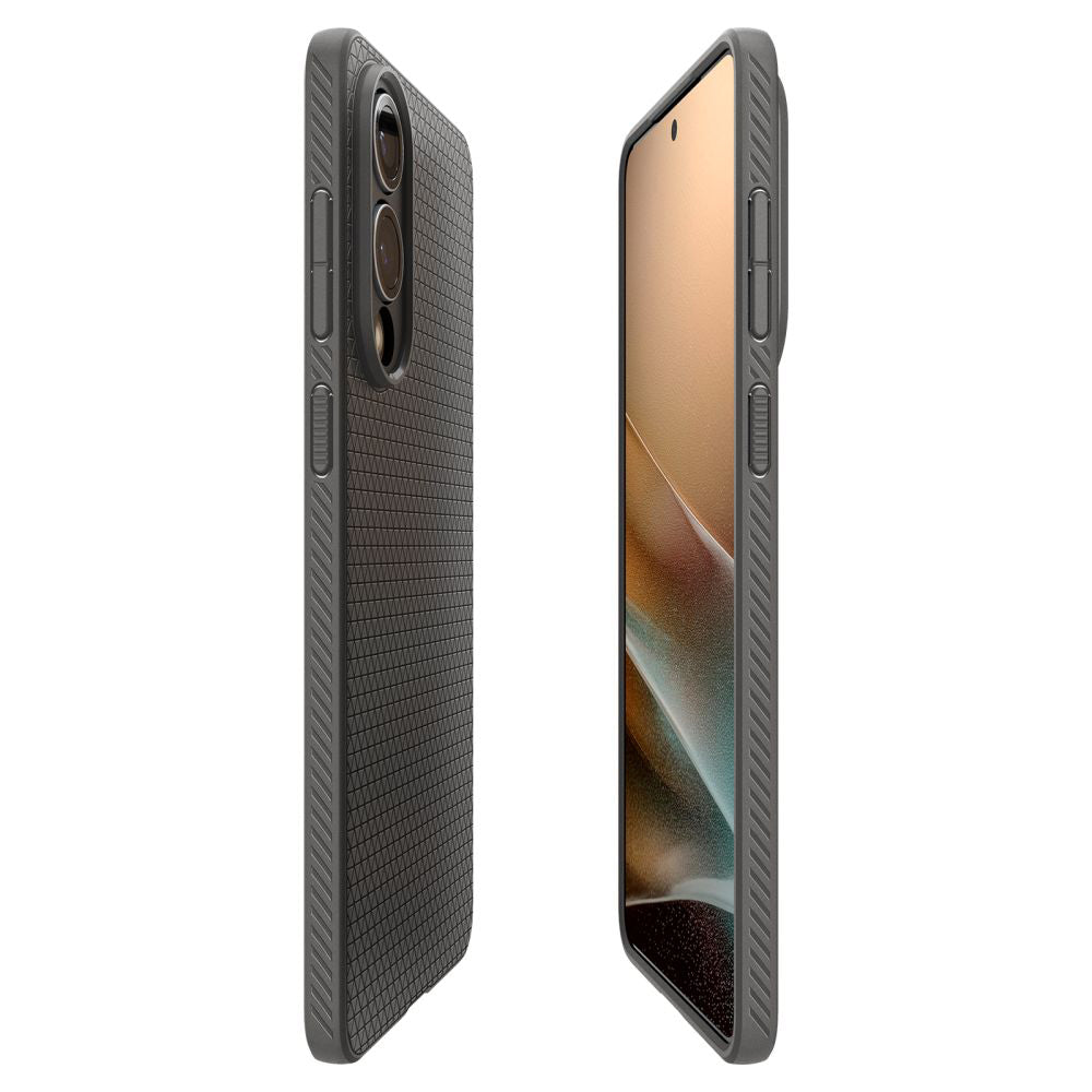 Puzdro pre Samsung Galaxy S25 Edge S937, Spigen, Liquid Air, Sivé