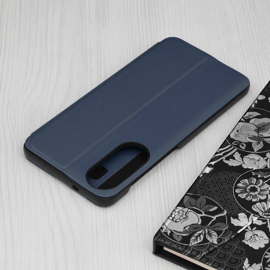 Puzdro pre Samsung Galaxy S25 Edge S937, Techsuit, eFold, Tmavomodrá