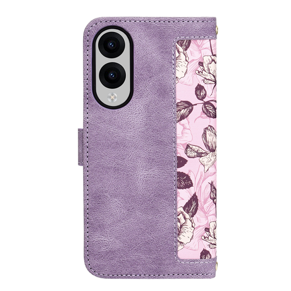 Puzdro na Samsung Galaxy S25 Edge S937, Techsuit, FlipCraft, fialové