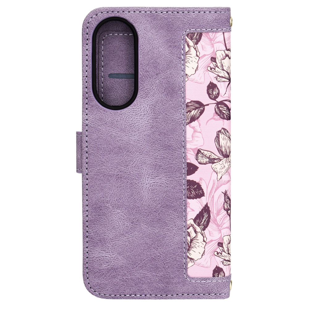 Puzdro na Samsung Galaxy S25 Edge S937, Techsuit, FlipCraft, fialové