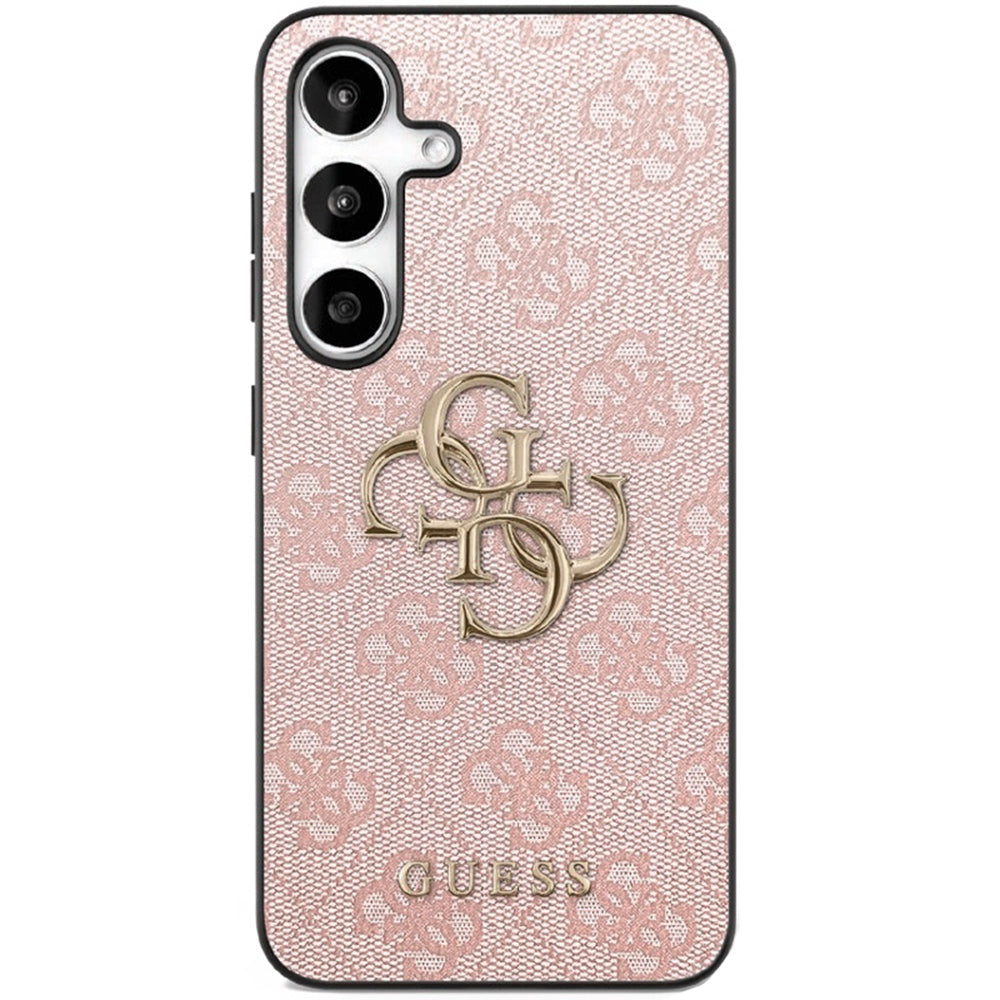 Puzdro pre Samsung Galaxy S25 FE, Guess, 4G Metal Logo, Ružové