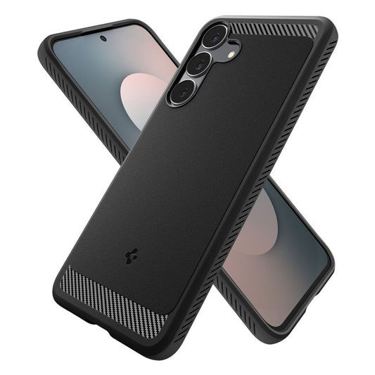 Puzdro pre Samsung Galaxy S25 FE, Spigen, Rugged Armor, Matná čierna ACS10025
