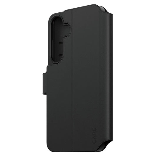 Puzdro pre Samsung Galaxy S25+ S936, PanzerGlass, Care Feature Kickstand Wallet, Čierne