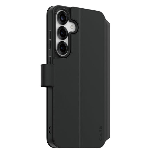 Puzdro pre Samsung Galaxy S25+ S936, PanzerGlass, Care Feature Kickstand Wallet, Čierne