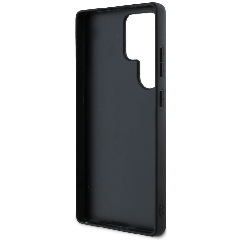 Case for Samsung Galaxy S25 Ultra S938, Guess, Glitter Big 4G Script, Black