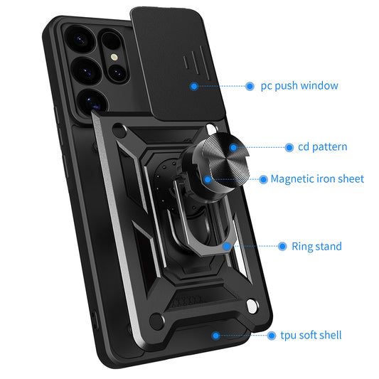 Puzdro pre Samsung Galaxy S25 Ultra S938, Techsuit, CamShield, Zelené