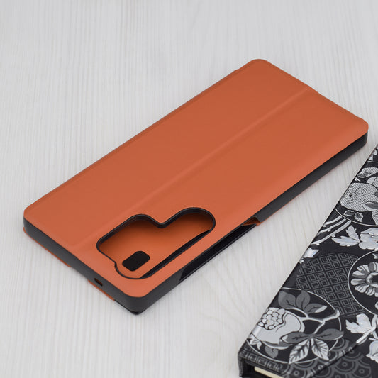 Puzdro pre Samsung Galaxy S25 Ultra S938, Techsuit, eFold, Oranžové