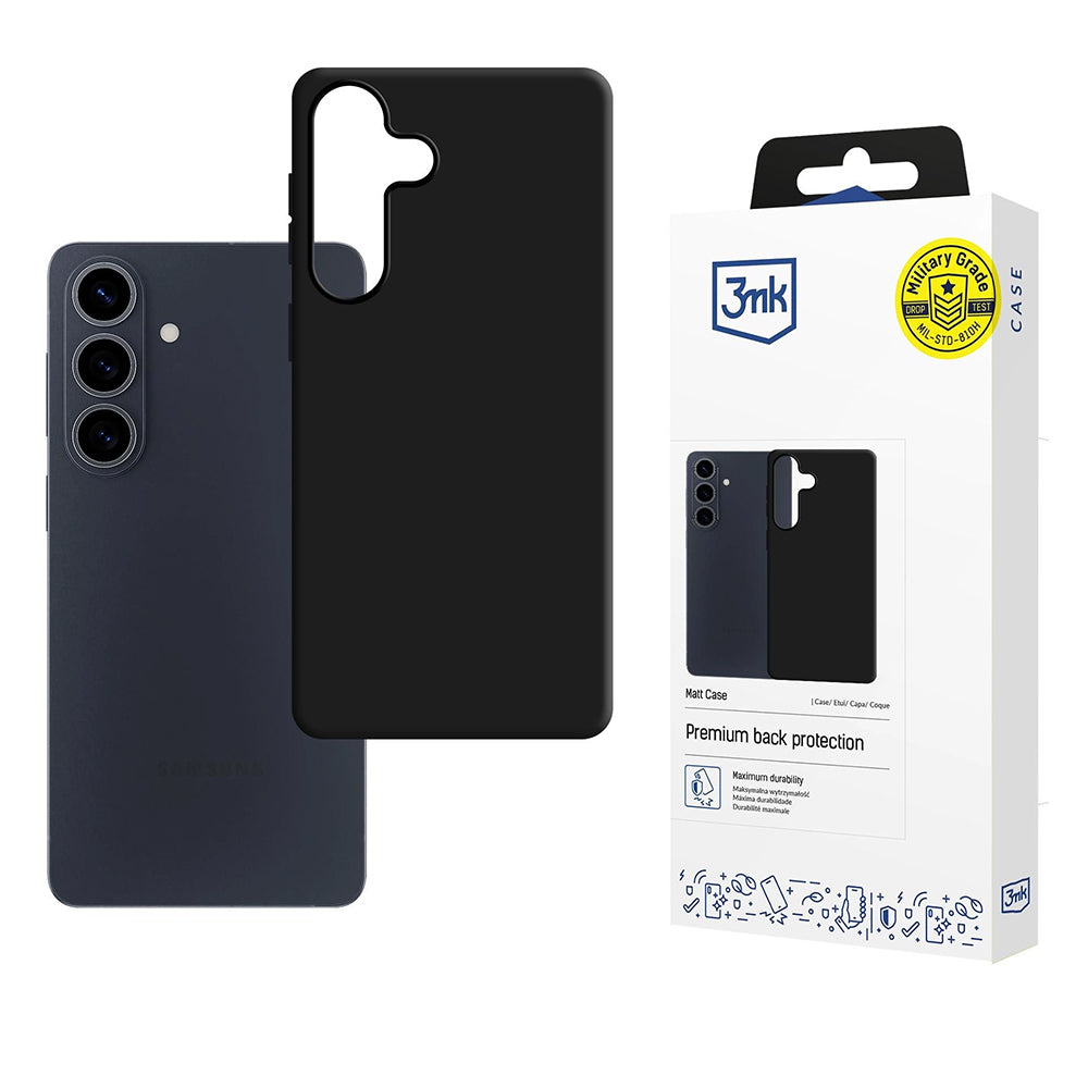 Puzdro pre Samsung Galaxy S26 S942, 3MK, Matná Čierna
