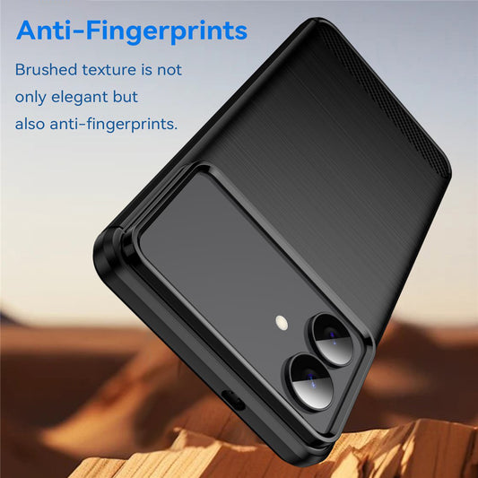 Puzdro pre Samsung Galaxy S26 Edge, Techsuit, Carbon, Čierne