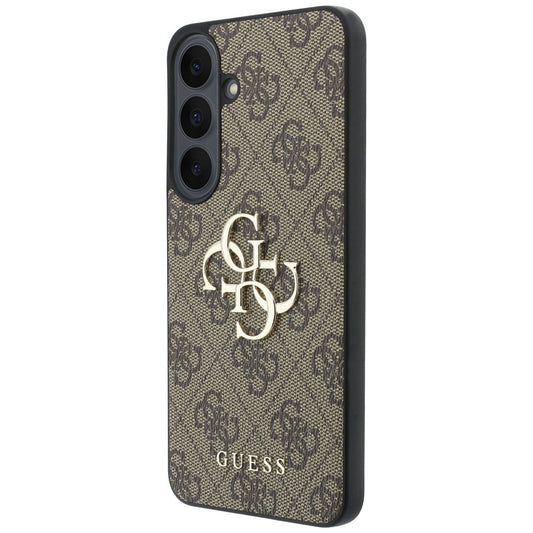 Puzdro pre Samsung Galaxy S26 FE S741, Guess, 4G kovové logo, hnedé