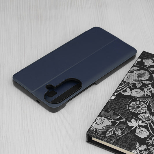 Puzdro pre Samsung Galaxy S26 FE S741, Techsuit, eFold, tmavomodré