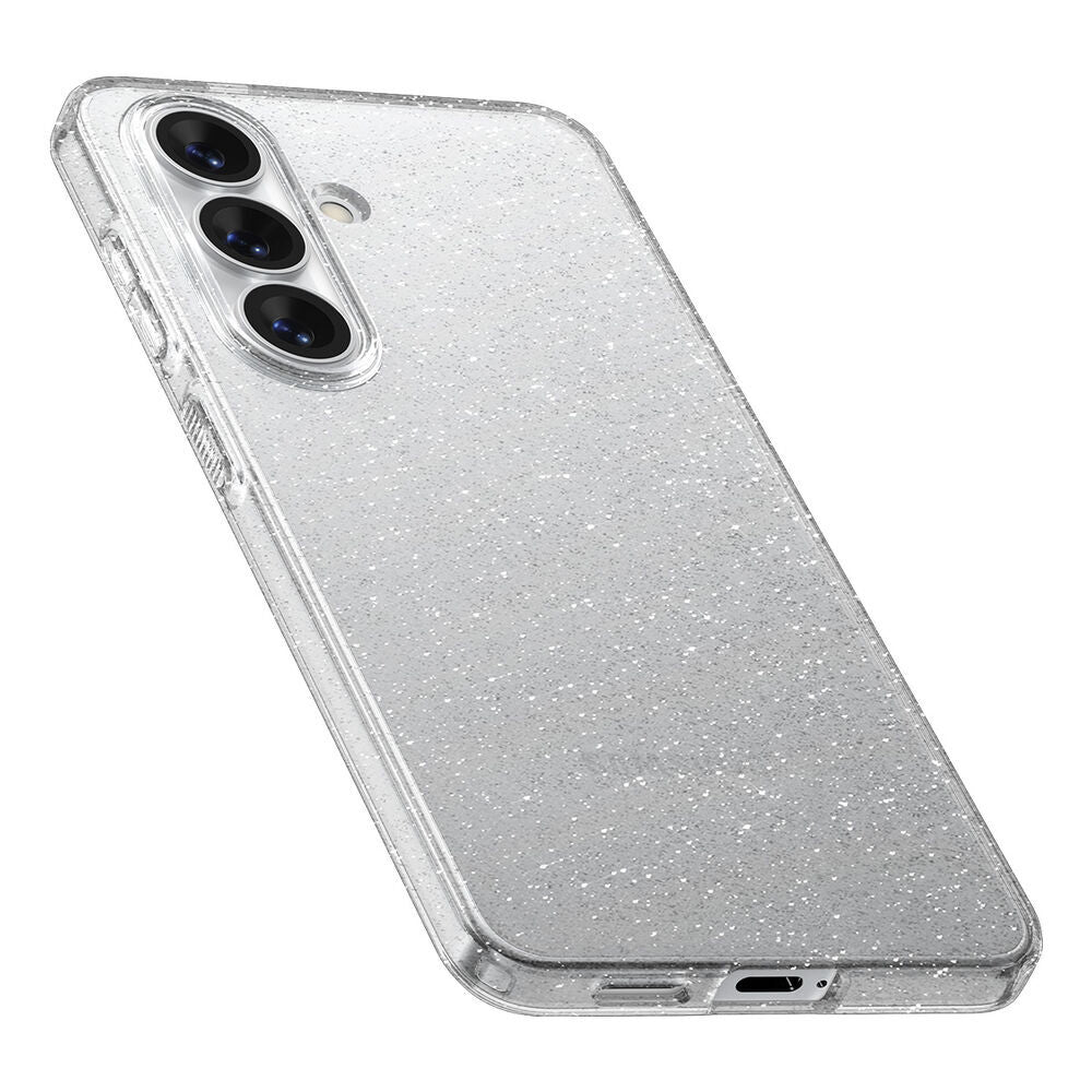 Puzdro pre Samsung Galaxy S26 Plus S947, Spigen, Liquid Crystal Glitter, Transparentné ACS10703