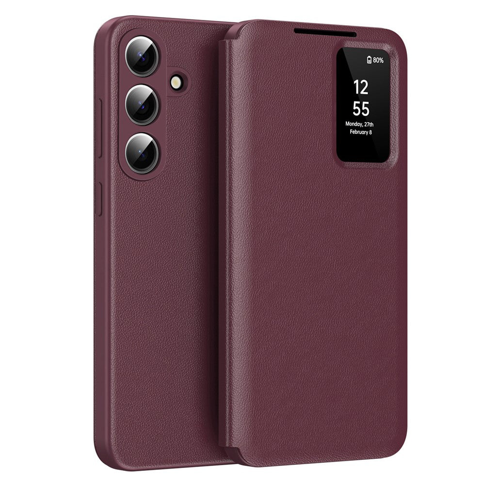 Puzdro pre Samsung Galaxy S26 Plus S947, Techsuit, SmartView, Červené
