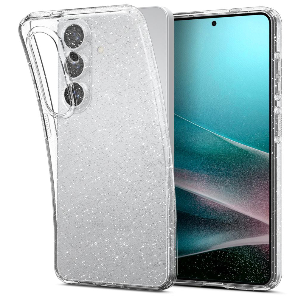 Puzdro pre Samsung Galaxy S26 S942, Spigen, Liquid Crystal Glitter, Transparentné ACS10729