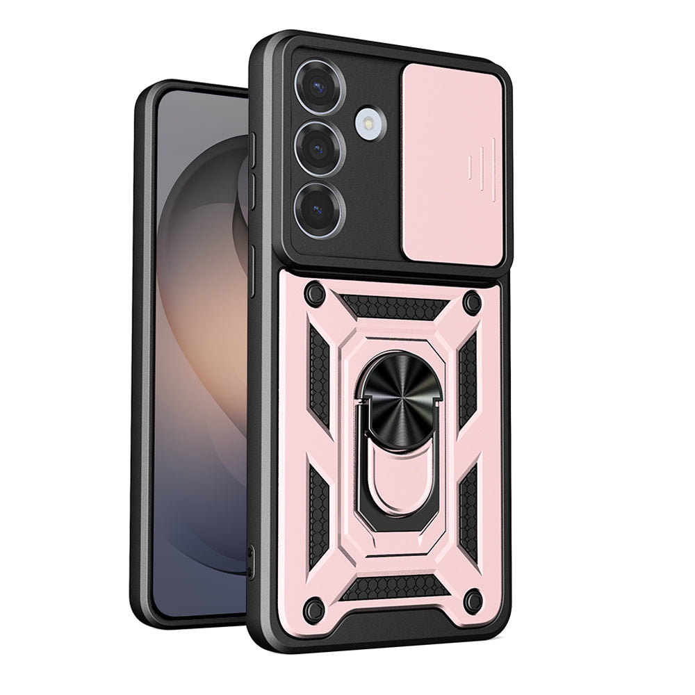 Puzdro pre Samsung Galaxy S26, Techsuit, CamShield, Ružové Zlato