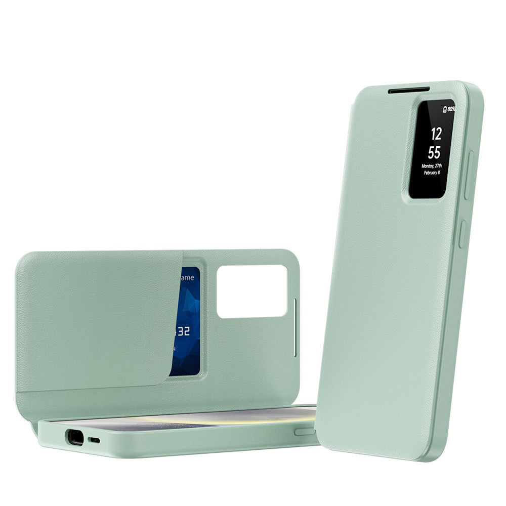 Puzdro pre Samsung Galaxy S26 S942, Techsuit, SmartView, Zelené